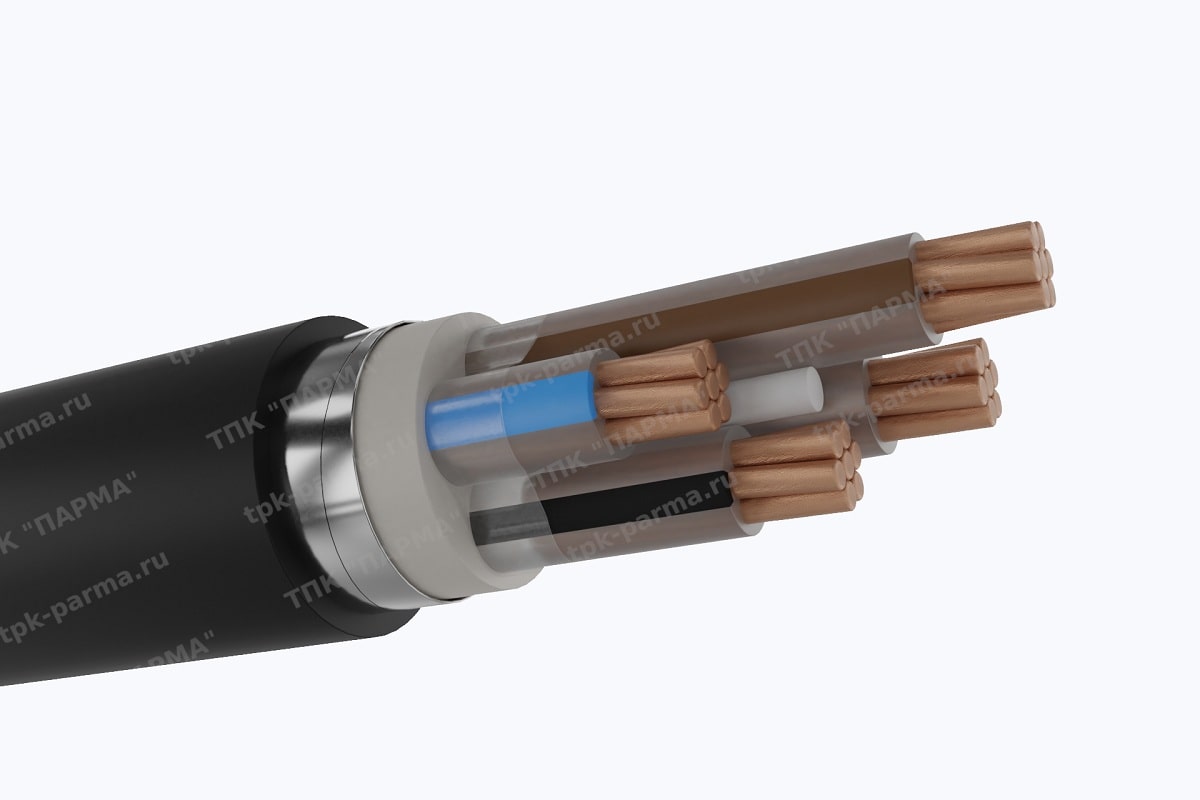 Фотография провода Кабель ПвБШп 3х150 - 1кВ